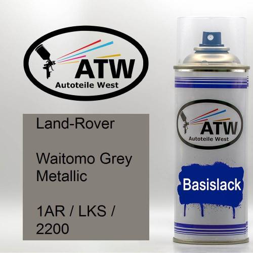 Land-Rover, Waitomo Grey Metallic, 1AR / LKS / 2200: 400ml Sprühdose, von ATW Autoteile West.